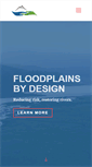 Mobile Screenshot of floodplainsbydesign.org